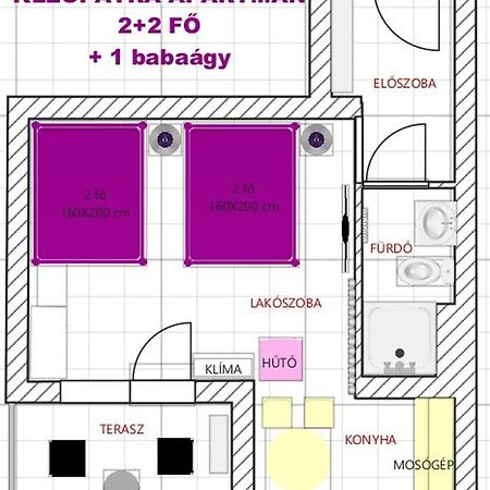 KLEOPÁTRA Stúdió Apartman Hajdúszoboszló Hajduszoboszlo Exterior foto