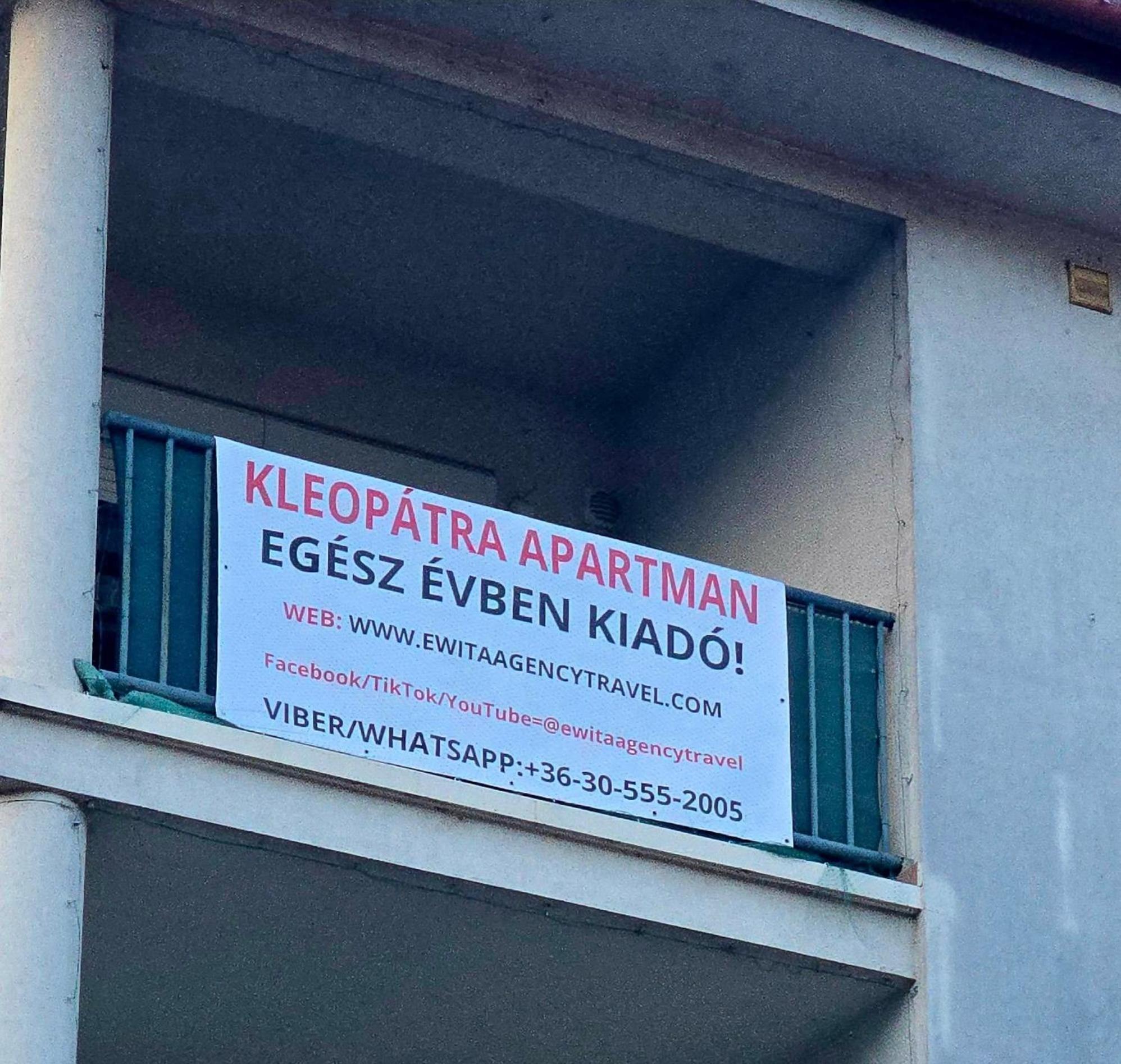 KLEOPÁTRA Stúdió Apartman Hajdúszoboszló Hajduszoboszlo Exterior foto