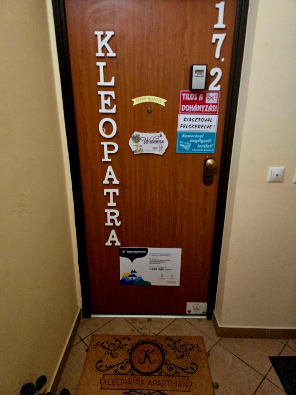 KLEOPÁTRA Stúdió Apartman Hajdúszoboszló Hajduszoboszlo Exterior foto